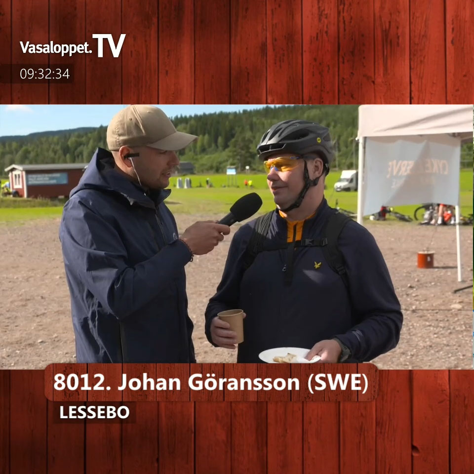 Deltagare 8012 Johan Göransson i Sälen