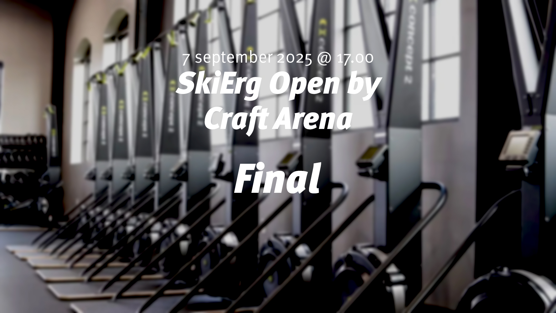 SkiErg Open by Craft Arena – Final