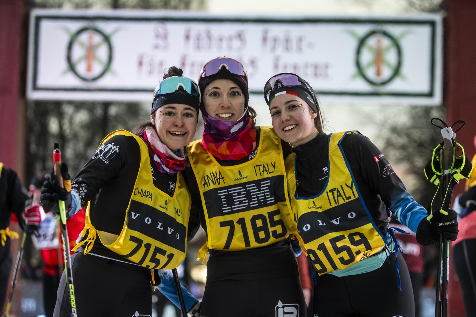 Målgång i Mora – Vasaloppet 2026